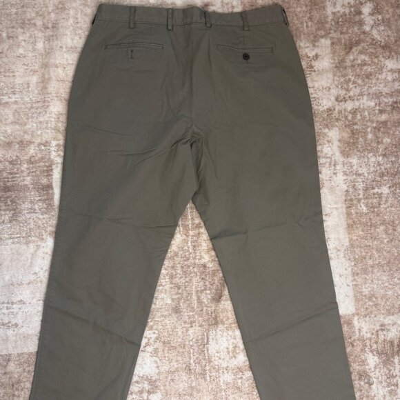 Charles Tyrwhitt Khaki Slim Fit Cotton Stretch Chinos, 38x30 - Picture 3 of 7